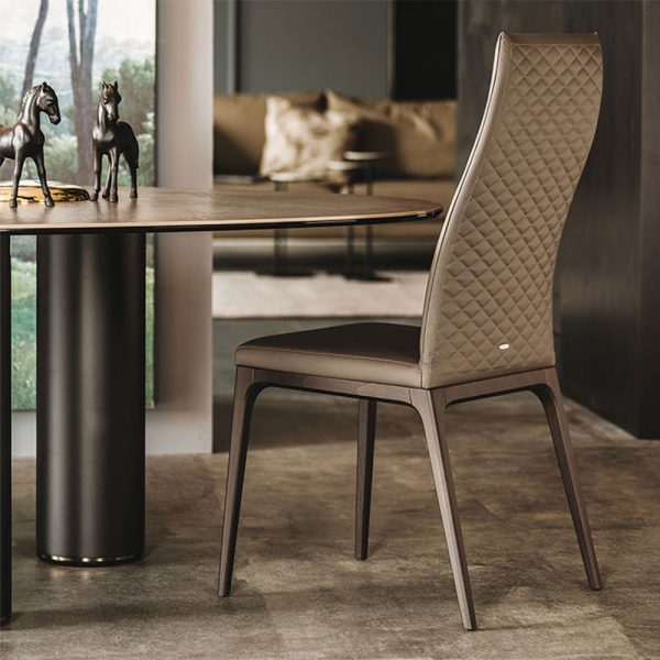 Cattelan Italia Arcadia Couture High Back Chair
