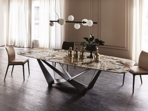 Cattelan Italia Skorpio Dining Table Makalu Finish 2