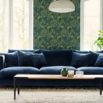 Colorado Interior 4seater Elyot 11 Dark Blue Space Coffee Table 150x50 H38 Oak Top Black Leg 3